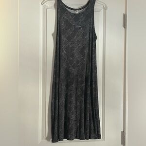 Old Navy Black and White Textured Dress,size S